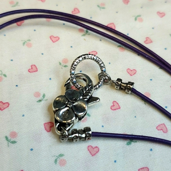 **PRICE DROP**Purple Leather Necklace! - Picture 4 of 4